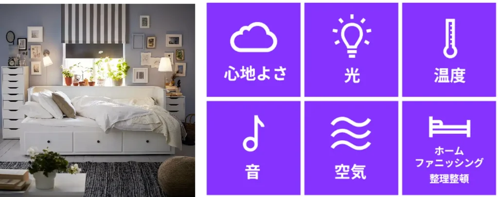 イケアが提案する6つのよい眠りのヒント