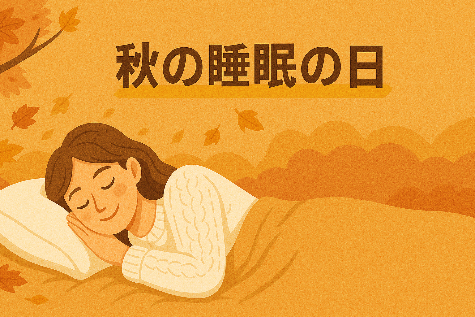 2025年　秋の睡眠の日