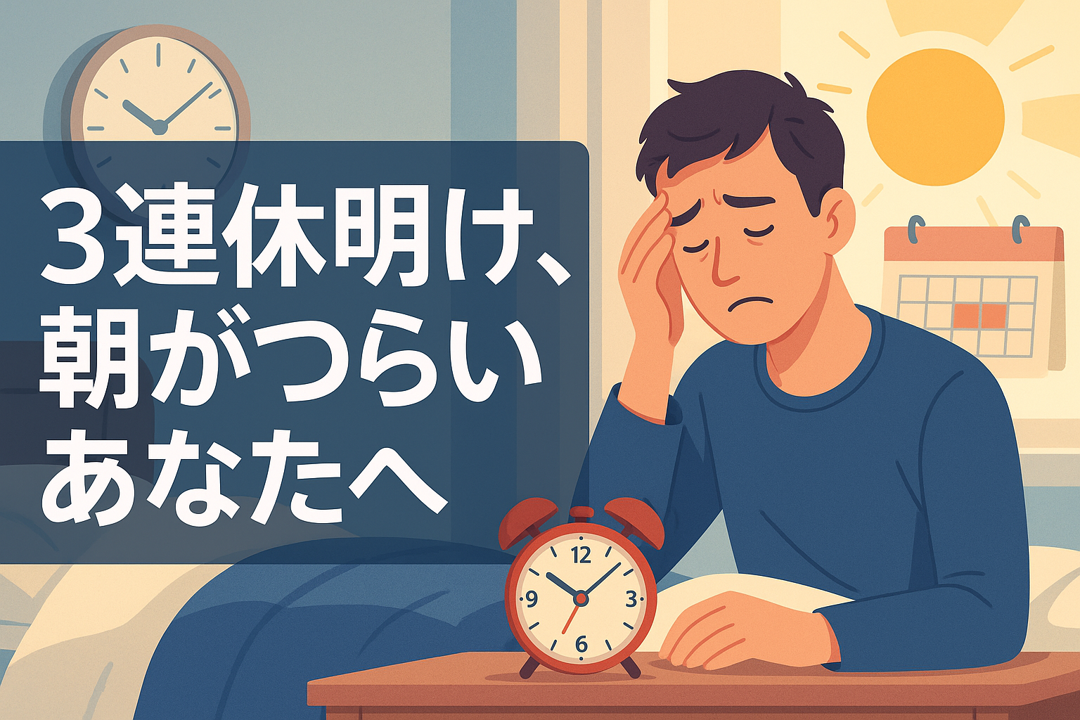 休み明けが辛いあなたに