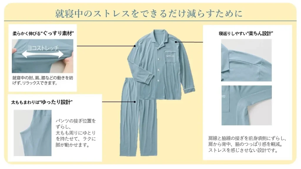 就寝時のストレス軽減